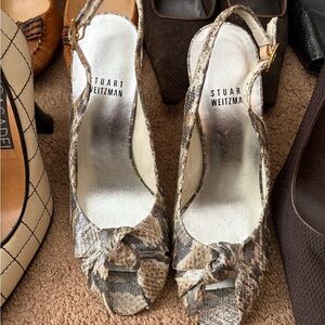 Stuart Weitzman slingback heels great condition